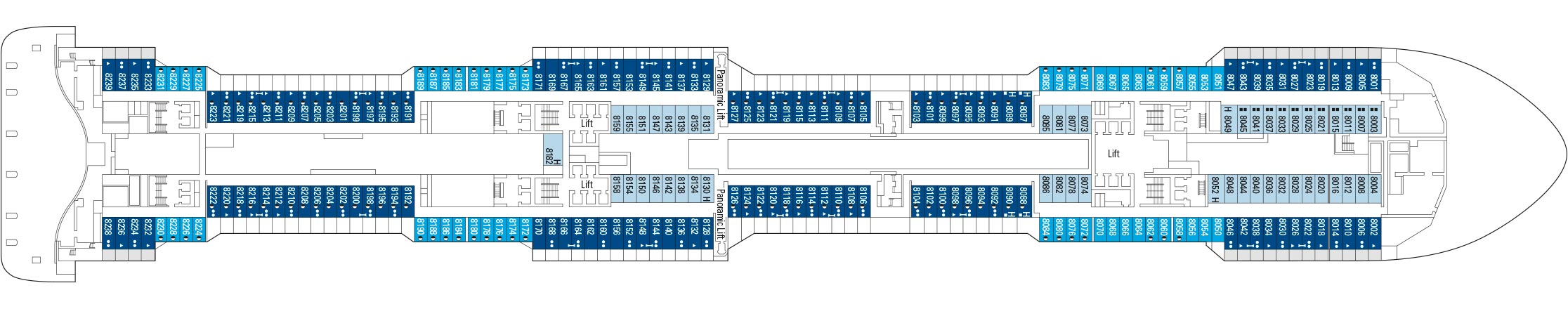 Deck plans 2019: select your cabin | MSC Meraviglia | MSC Cruises